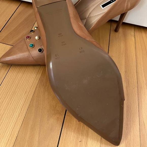 Brazilian brand Via Uno stiletto heels. Buttery Leather uppers. - Picture 4 of 6